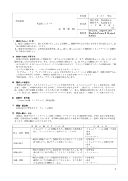 1 単位数 4（5） 単位 担当者 仲村芳郎、牧志真紀子、 仲松哲人、具志堅