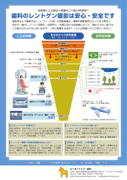 被ばく量の少ない安全なレントゲンについて