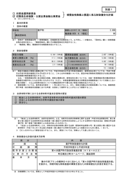 旧簡易生命保険資金補償金免除繰上償還に係る財政健全化