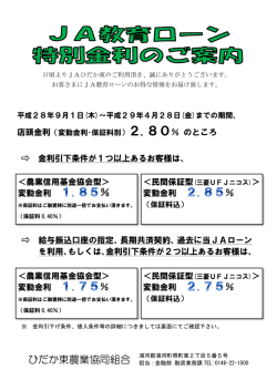 ひだか東農業協同組合 ％