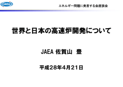 配布資料（PDF） - エネルギー問題に発言する会