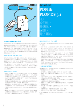 PLOP DS 5 データシート（詳細カタログ）