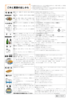 ごみの出し方[PDFファイル:433KB]