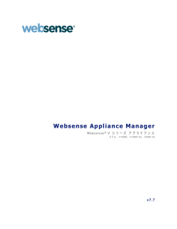 Websense Appliance Manager
