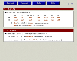 G－100 70 再帰代名詞 ich du er, sie, es wir ihr sie Sie mir dir sich