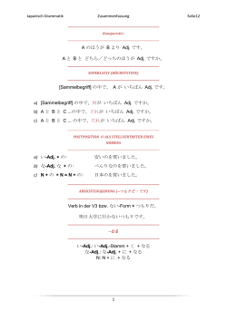 A と B と どちら／どっちのほうが Adj. ですか。