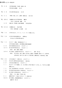 水泳部の歩み - 石桜同窓会