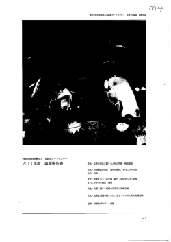 (2013年度)事業報告書等