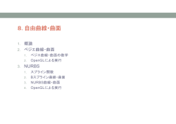 8. 自由曲線・曲面