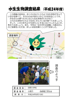 水 生 生 物 調 査 結 果