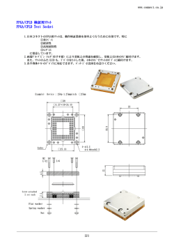 FPGA/CPLD 検証用ｿｹｯﾄ FPGA/CPLD Test Socket