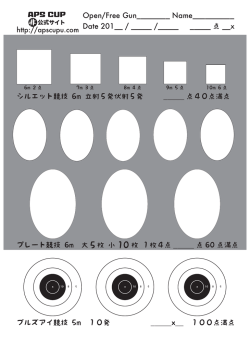 aps練習用ターゲット.黒丸ダウンロード