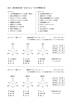 2016 真田幸村公杯&ldquo;まるちゃん&rdquo;の少年野球大会
