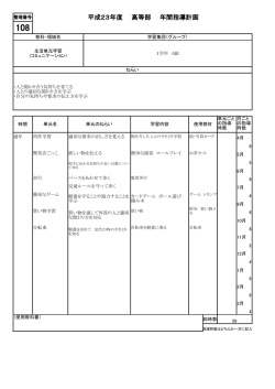 生活単元学習（コミュニケーション）