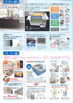Page 1 ホーローシステムキッチン 作業効率を高める3層構造をアクリル