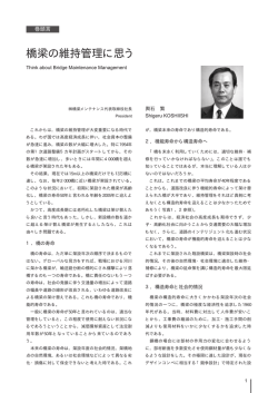橋梁の維持管理に思う （63KB）