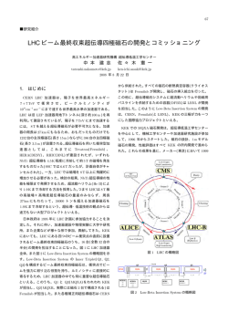 LHC ビーム最終収束超伝導四極磁石の開発とコミッショニング