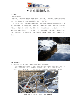 2月中間報告書