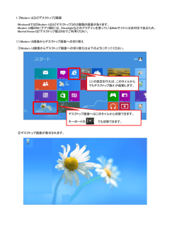 1. 『Modern UI』と『デスクトップ』