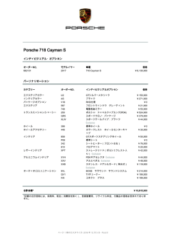 Porsche 718 Cayman S