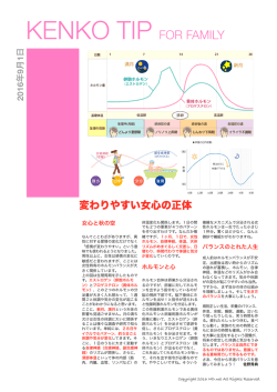 9月 変わりやすい女心の正体