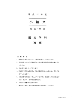 問題 (PDF 465KB)