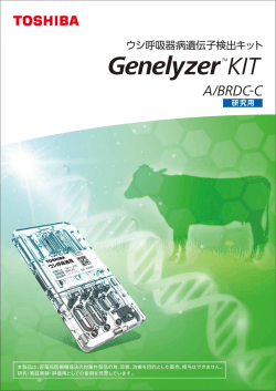 ウシ呼吸器病遺伝子検出キット「Genelyzer™KIT A/BRDC