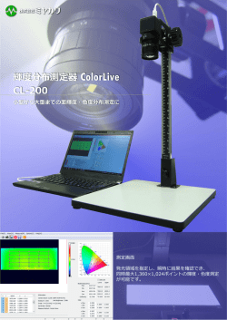 輝度分布測定器 ColorLive CL-200