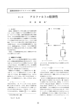 アスファルトの粘弾性
