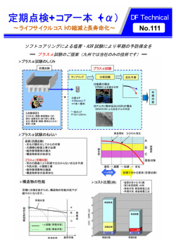 定期点検 +コア一本（ +α）