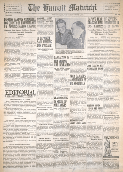 DEFENSE SAVINGS CO m TEE FOR CODNTY OF HAWAII