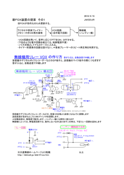 新FOX装置の提案 その1
