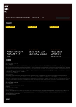 Auto tune efx cubase 5 le for mac