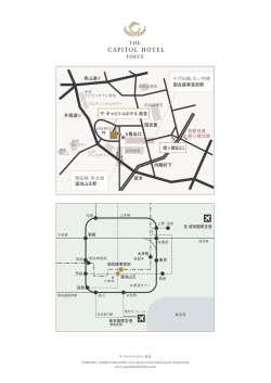 青山通り 外堀通り ザ・キャピトルホテル 東急 6番出口 溜池 内閣府下