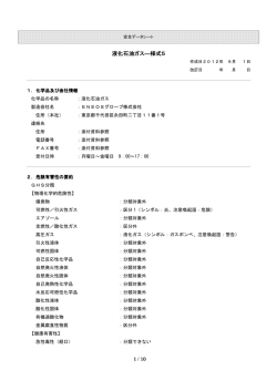 液化石油ガス―様式5 - ENEOSグローブ株式会社
