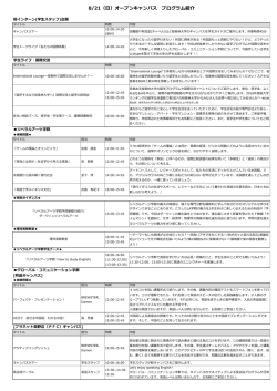 8/21（日）芸術文化学群ワークショップ詳細（PDF）