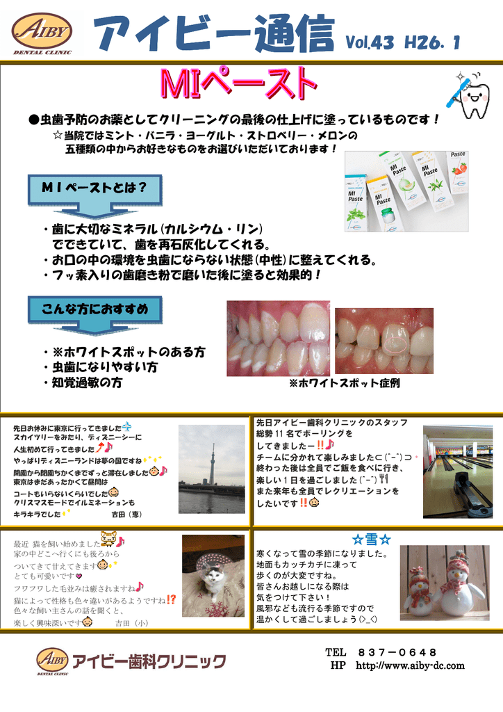 アイビー通信 Vol 43 H26 1