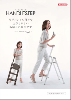片手ハンドル付きで 上がりやすい 新踏台の誕生です