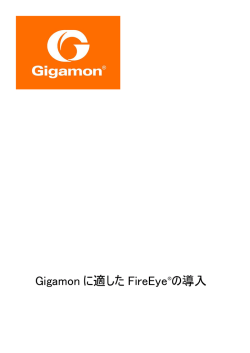 Gigamonに適したFireEye®の導入 Deployment Guide