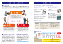自助・共助・公助の連携
