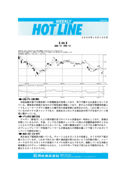 2006年10月10日号 【金】 戻り売り 海外情勢 米国金融市場では債券