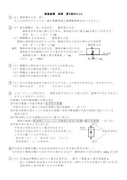 第3回レポート作成のヒントと