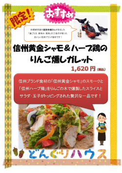 りんご燻しガレット