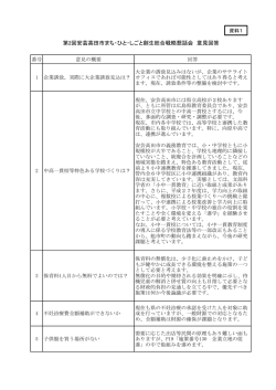 1 第2回安芸高田市まち・ひと・しごと創生総合戦略懇話会意見回答
