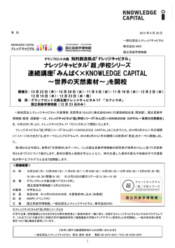 みんぱく&times;KNOWLEDGE CAPITAL ～世界の天然素材