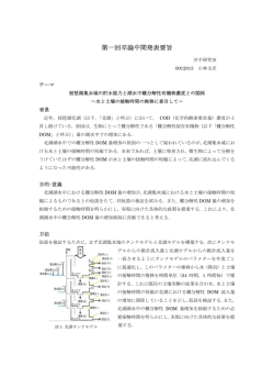 第一回卒論中間発表要旨