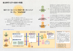 東京神学大学の教育の特徴（PDF）