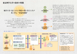 東京神学大学の教育の特徴（PDF）