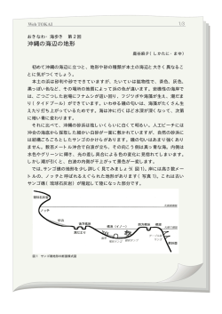 沖縄の海辺の地形 - しかたに自然案内