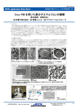 PDF 730KB - 日本電子株式会社